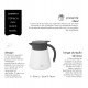 Garrafa Térmica 600ml Daily White Inox Mimo Style Parede Dupla